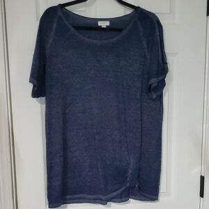 Avenue Navy Short Sleeve Tee